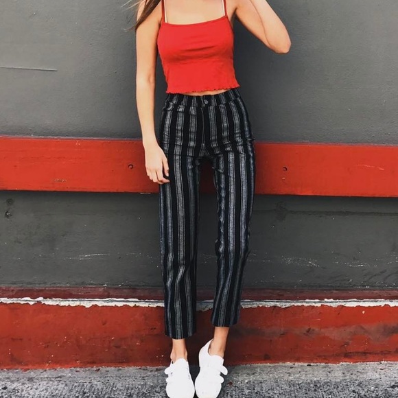 Brandy Melville striped pants - Picture 4 of 5